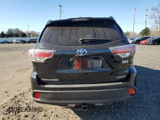 2015 Toyota Highlander Limited with VIN 5TDDCRFH6FS010841, listed as a Copart auction lot 89316875 with 75,873 mi miles and Salvage title. Bid and sale history available at DreamBid. Image 6.