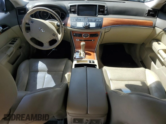 2007 Infiniti M Sport with VIN JNKAY01E97M302377, listed as a Copart auction lot 72045304 with 143,908 mi miles and Salvage Title. Bid and sale history available at DreamBid. Image 8.