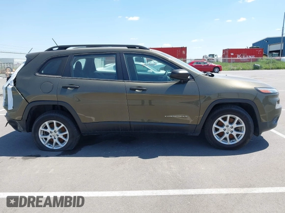 2015 Jeep Cherokee Sport with VIN 1C4PJMAB9FW595102, listed as a IAAI auction lot 42257918 with 95,059 mi miles and . Bid and sale history available at DreamBid. Image 13.