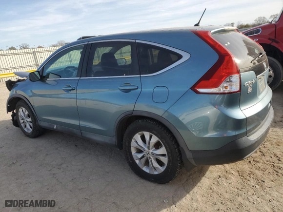 2014 Honda CR-V EX with VIN 2HKRM3H57EH502849, listed as a Copart auction lot 82235284 with 121,726 mi miles and Salvage Title. Bid and sale history available at carsss.com. Image 2.