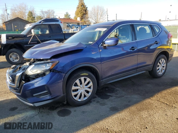 2017 Nissan Rogue S with VIN KNMAT2MV0HP525012, listed as a Copart auction lot 50725845 with 108,927 mi miles and Salvage Title. Bid and sale history available at carsss.com. Image 1.