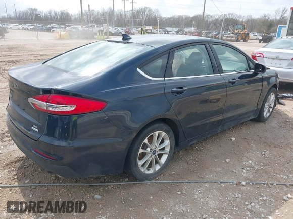 2020 Ford Fusion SE with VIN 3FA6P0HD5LR184732, listed as a IAAI auction lot 41555047 with 98,512 mi miles and . Bid and sale history available at DreamBid. Image 4.