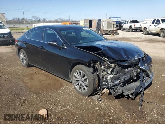 2020 Lexus ES with VIN 58ADZ1B12LU077005, listed as a Copart auction lot 47679565 with 51,020 mi miles and Salvage Title. Bid and sale history available at carsss.com. Image 4.