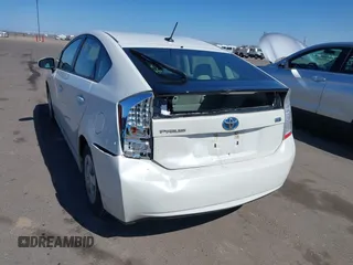 2011 Toyota Prius I with VIN JTDKN3DU1B0270124, listed as a IAAI auction lot 41871546 with 272,088 mi miles. Bid and sale history available at carsss.com. Image 6.