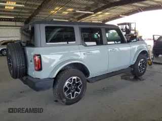 2024 Ford Bronco Outer Banks with VIN 1FMDE8BH1RLA96636, listed as a Copart auction lot 63740475 with 11,791 mi miles and Salvage title. Bid and sale history available at DreamBid. Image 3.