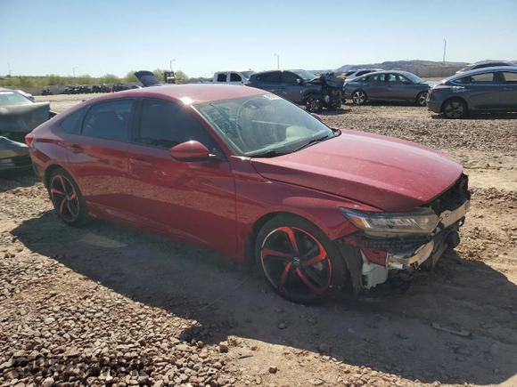 2019 Honda Accord Sedan Sport 1.5T with VIN 1HGCV1F36KA067769, listed as a Copart auction lot 48950575 with 56,988 mi miles and Salvage Title. Bid and sale history available at carsss.com. Image 4.