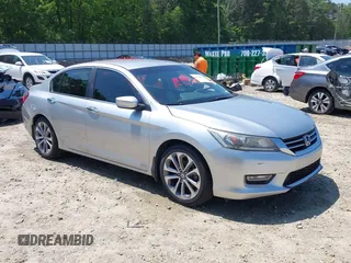 2013 Honda Accord Sport with VIN 1HGCR2F57DA156040, listed as a IAAI auction lot 42139614 with 129,771 mi miles and . Bid and sale history available at DreamBid. Image 1.