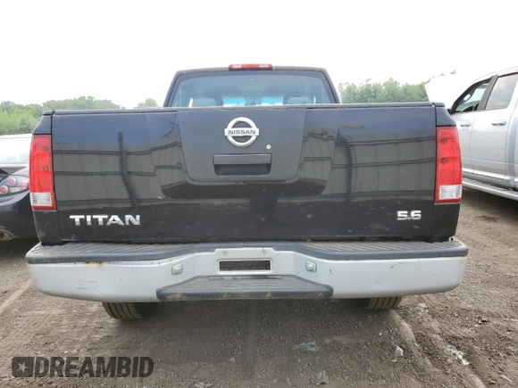 2006 Nissan Titan XE with VIN 1N6AA06B86N507733, listed as a Copart auction lot 59610765 with 175,877 mi miles and Salvage title. Bid and sale history available at DreamBid. Image 6.