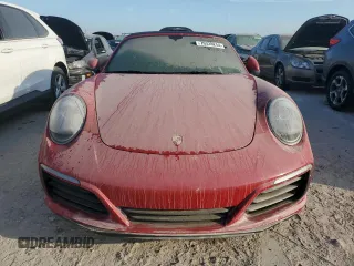 2017 Porsche 911 4 with VIN WP0BA2A99HS132236, listed as a Copart auction lot 76339244 with 0 mi miles and Non Repairable. Bid and sale history available at carsss.com. Image 5.