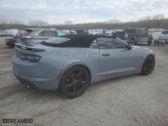 2022 Chevrolet Camaro 2SS with VIN 1G1FH3D78N0100780, listed as a Copart auction lot 84434434 with 25,074 mi miles and Salvage Title. Bid and sale history available at carsss.com. Image 3.