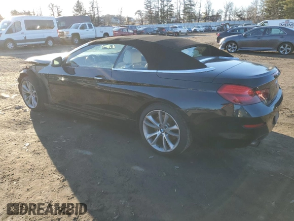 2013 BMW 6 Series 640i z VIN WBALW7C57DDX58327, wystawiony jako Copart lot #43505725 z przebiegiem 58 733 mil mil oraz Szkoda całkowita • Salvage title. Historia ofert i sprzedaży dostępna na DreamBid. Obrazek 2.