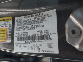2016 Lincoln MKZ Hybrid with VIN 3LN6L2LU7GR616845, listed as a IAAI auction lot 42651286 with Not provided miles and . Bid and sale history available at DreamBid. Image 9.