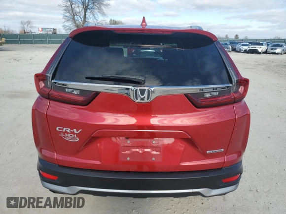 2020 Honda CR-V Touring with VIN 2HKRW1H97LH402586, listed as a Copart auction lot 83325814 with 61,232 mi miles and Salvage Title. Bid and sale history available at carsss.com. Image 6.