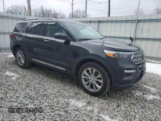 2024 Ford Explorer Limited with VIN 1FMSK8FH5RGA70849, listed as a Copart auction lot 46107075 with 24,753 mi miles and Clean Title. Bid and sale history available at carsss.com. Image 4.