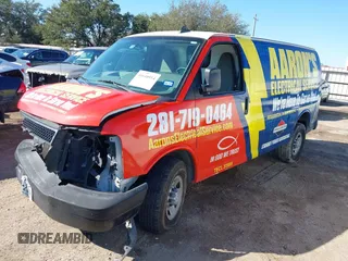 2018 Chevrolet Express Cargo Van with VIN 1GCWGAFP4J1286284, listed as a IAAI auction lot 41640914 with 98,691 mi miles. Bid and sale history available at carsss.com. Image 16.