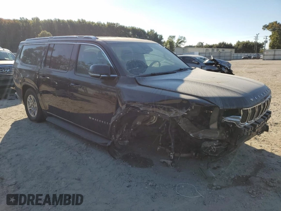 2024 Jeep Wagoneer with VIN 1C4SJSAP6RS153271, listed as a Copart auction lot 74596614 with 8,036 mi miles and Salvage title. Bid and sale history available at DreamBid. Image 4.