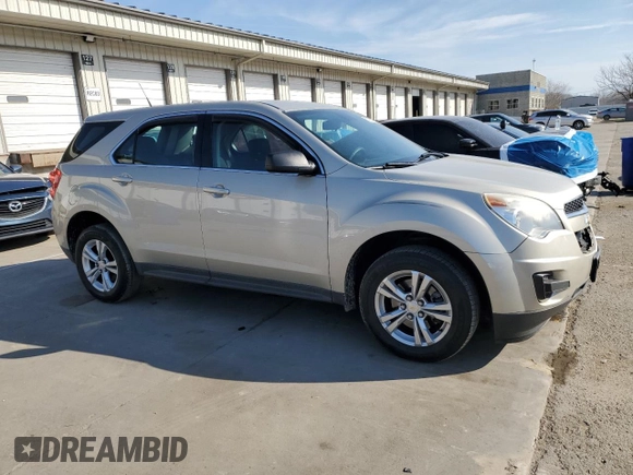 2013 Chevrolet Equinox LS with VIN 1GNALBEK6DZ111081, listed as a Copart auction lot 51157705 with 133,702 mi miles and Salvage Title. Bid and sale history available at carsss.com. Image 4.