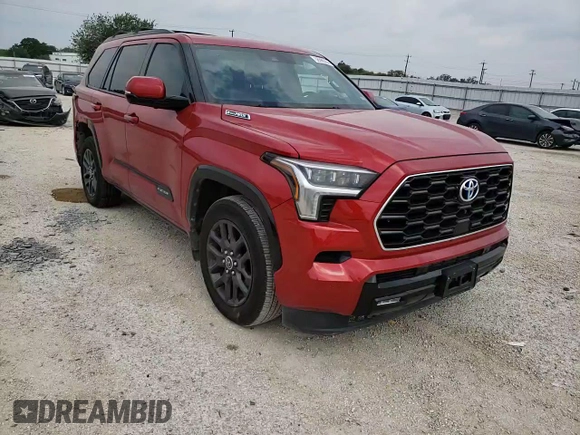 2023 Toyota Sequoia SR5 with VIN 7SVAAAAA2PX001916, listed as a Copart auction lot 56596354 with 15,277 mi miles and Salvage Title. Bid and sale history available at carsss.com. Image 11.