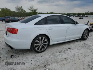 2015 Audi A6 Premium Plus with VIN WAUFGAFC4FN028079, listed as a Copart auction lot 50939535 with 112,696 mi miles and Salvage title. Bid and sale history available at DreamBid. Image 3.