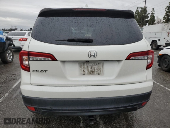 2019 Honda Pilot LX with VIN 5FNYF5H12KB015096, listed as a Copart auction lot 48802345 with 94,445 mi miles and Salvage Title. Bid and sale history available at DreamBid. Image 6.
