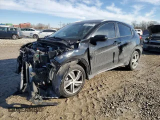 2022 Honda HR-V EX with VIN 3CZRU6H51NM766932, listed as a Copart auction lot 43207645 with 0 mi miles and Salvage Title. Bid and sale history available at carsss.com. Image 1.