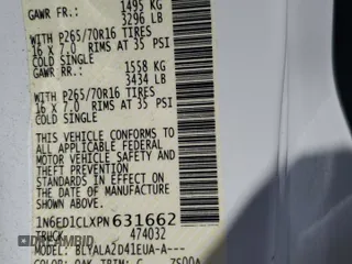 2023 Nissan Frontier S z VIN 1N6ED1CLXPN631662, wystawiony jako Copart lot #55935545 z przebiegiem 31 500 mil mil oraz Szkoda całkowita • Salvage title. Historia ofert i sprzedaży dostępna na DreamBid. Obrazek 12.