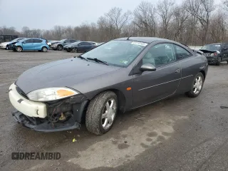 2002 Mercury Cougar z VIN 1ZWHT61L625614541, wystawiony jako Copart lot #43715165 z przebiegiem 61 448 mil mil oraz Szkoda całkowita • Salvage title. Historia ofert i sprzedaży dostępna na DreamBid. Obrazek 1.