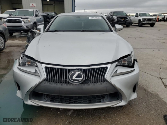 2015 Lexus RC 350 with VIN JTHHE5BC5F5002359, listed as a Copart auction lot 51528635 with 104,529 mi miles and Salvage Title. Bid and sale history available at carsss.com. Image 5.