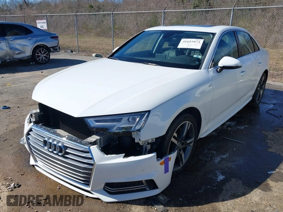 2018 Audi A4 Premium Plus with VIN WAULMAF40JA070866, listed as a IAAI auction lot 41652873 with 67,905 mi miles. Bid and sale history available at carsss.com. Image 17.