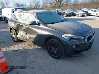 2020 BMW X2 xDrive28i with VIN WBXYJ1C0XL5P41137, listed as a IAAI auction lot 41287014 with 134,882 mi miles. Bid and sale history available at carsss.com. Image 1.