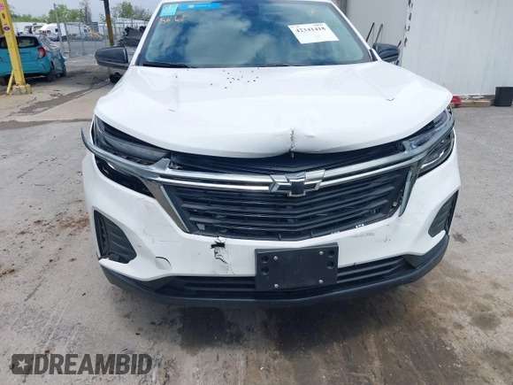 2023 Chevrolet Equinox LS z VIN 3GNAXHEG2PL258285, wystawiony jako IAAI lot #42341418 z przebiegiem 5 360 mil mil oraz . Historia ofert i sprzedaży dostępna na DreamBid. Obrazek 6.