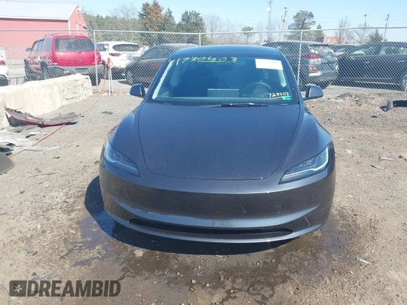 2024 Tesla Model 3 with VIN 5YJ3E1EA6RF728507, listed as a IAAI auction lot 41730403 with 17,563 mi miles and . Bid and sale history available at DreamBid. Image 12.