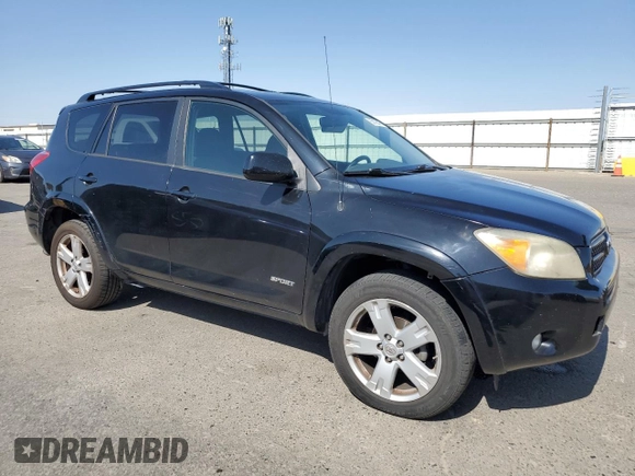 2006 Toyota RAV4 Sport with VIN JTMZD32V365016355, listed as a Copart auction lot 62196475 with 205,627 mi miles and Salvage title. Bid and sale history available at DreamBid. Image 4.