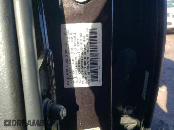 2016 Acura TLX V6 with VIN 19UUB2F31GA008235, listed as a Copart auction lot 46113275 with Not Provided miles and Salvage Title. Bid and sale history available at carsss.com. Image 12.