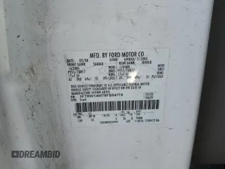 2008 Ford F-150 XL with VIN 1FTRW14W78FB54174, listed as a Copart auction lot 44188985 with 238,884 mi miles and Salvage title. Bid and sale history available at DreamBid. Image 14.