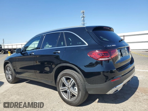 2022 Mercedes-Benz GLC 300 with VIN W1N0G8DB7NV399997, listed as a Copart auction lot 60511735 with 12,563 mi miles and Salvage title. Bid and sale history available at DreamBid. Image 2.