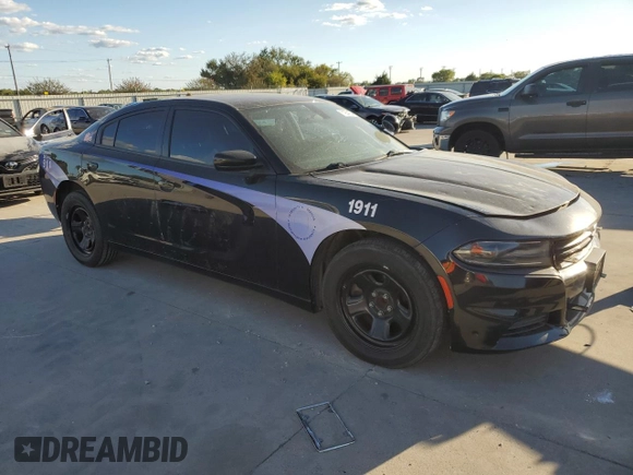 2019 Dodge Charger Police with VIN 2C3CDXATXKH579178, listed as a Copart auction lot 71954154 with 65,013 mi miles and Clean title. Bid and sale history available at DreamBid. Image 4.