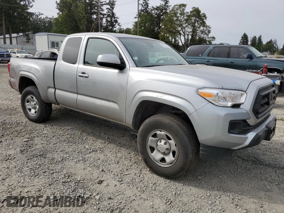 2023 Toyota Tacoma SR with VIN 3TYRX5GN9PT089239, listed as a Copart auction lot 56184205 with 13,653 mi miles and Salvage title. Bid and sale history available at DreamBid. Image 4.