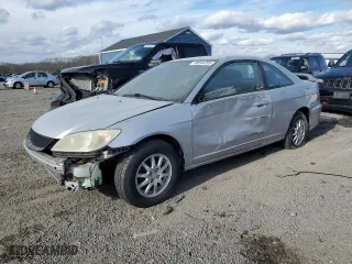 2004 Honda Civic LX with VIN 1HGEM21524L016464, listed as a Copart auction lot 48398495 with 147,492 mi miles and Non Repairable. Bid and sale history available at carsss.com. Image 1.