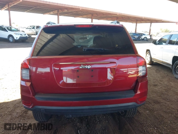 2015 Jeep Compass Sport with VIN 1C4NJCBA8FD413229, listed as a IAAI auction lot 41873161 with 72,976 mi miles. Bid and sale history available at carsss.com. Image 16.