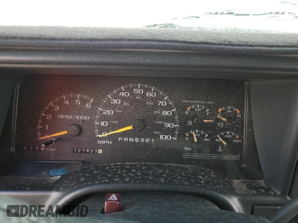 1999 GMC Yukon with VIN 1GKEC13R4XJ809507, listed as a Copart auction lot 50922655 with 227,923 mi miles and Salvage Title. Bid and sale history available at carsss.com. Image 9.