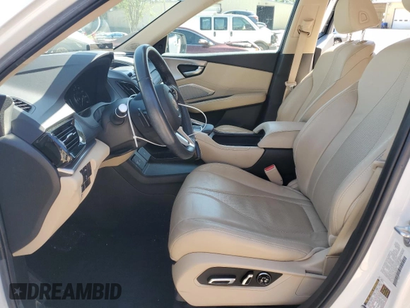 2021 Acura RDX Technology with VIN 5J8TC2H5XML046781, listed as a Copart auction lot 52187775 with 58,995 mi miles and Salvage title. Bid and sale history available at DreamBid. Image 7.