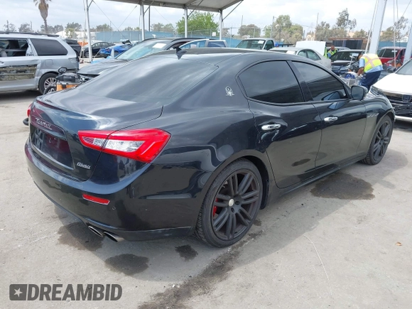 2014 Maserati Ghibli S Q4 with VIN ZAM57RTA0E1101059, listed as a IAAI auction lot 42121292 with 107,901 mi miles and . Bid and sale history available at DreamBid. Image 4.