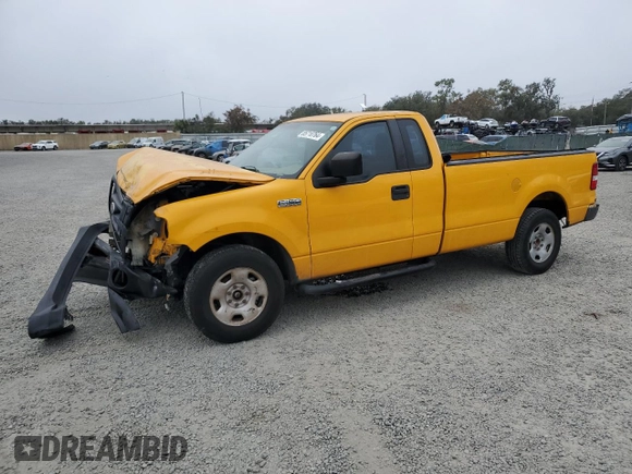 2008 Ford F-150 XL with VIN 1FTVF12538KE32990, listed as a Copart auction lot 85710764 with 141,563 mi miles and Salvage title. Bid and sale history available at DreamBid. Image 1.