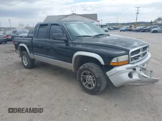 2004 Dodge Dakota SLT with VIN 1D7HG48N14S503851, listed as a IAAI auction lot 41883437 with 225,505 mi miles. Bid and sale history available at carsss.com. Image 1.