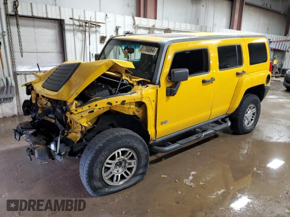 2006 Hummer H3 with VIN 5GTDN136968303676, listed as a Copart auction lot 81700064 with 93,742 mi miles and Salvage Title. Bid and sale history available at DreamBid. Image 1.