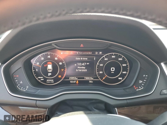 2018 Audi Q5 Premium with VIN WA1ANAFY3J2214117, listed as a Copart auction lot 57158815 with 25,953 mi miles and Salvage title. Bid and sale history available at DreamBid. Image 9.