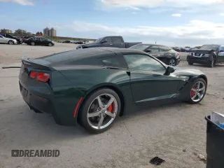 2014 Chevrolet Corvette 1LT with VIN 1G1YA2D78E5103009, listed as a Copart auction lot 43945745 with 120,811 mi miles and Salvage Title. Bid and sale history available at carsss.com. Image 3.