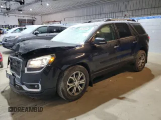 2016 GMC Acadia SLT with VIN 1GKKVRKD3GJ328875, listed as a Copart auction lot 82763314 with 112,684 mi miles and Salvage Title. Bid and sale history available at carsss.com. Image 1.
