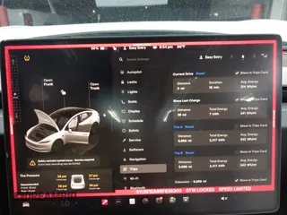 2024 Tesla Model 3 with VIN 5YJ3E1EA9RF836300, listed as a IAAI auction lot 41988009 with 9,989 mi miles. Bid and sale history available at carsss.com. Image 7.
